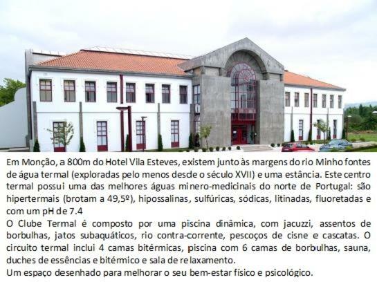 Hotel Vila Esteves Monção Esterno foto